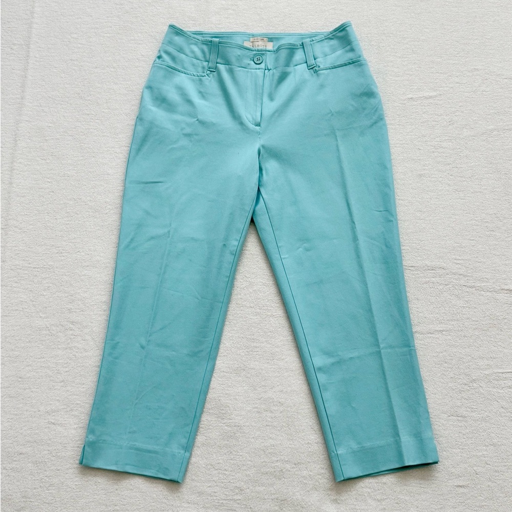 Talbots Petites Signature Light Blue Cropped Pants - Size 6P